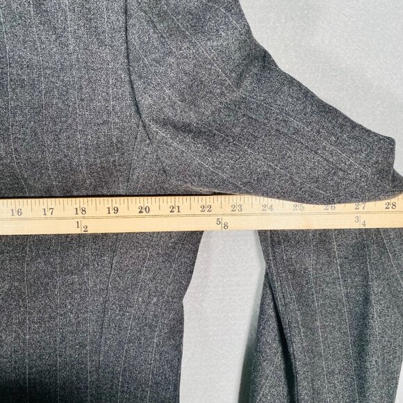 Vintage Canali x Barneys Blazer Mens 40R Gray Wool Double Breasted Jacket - Picture 11 of 14